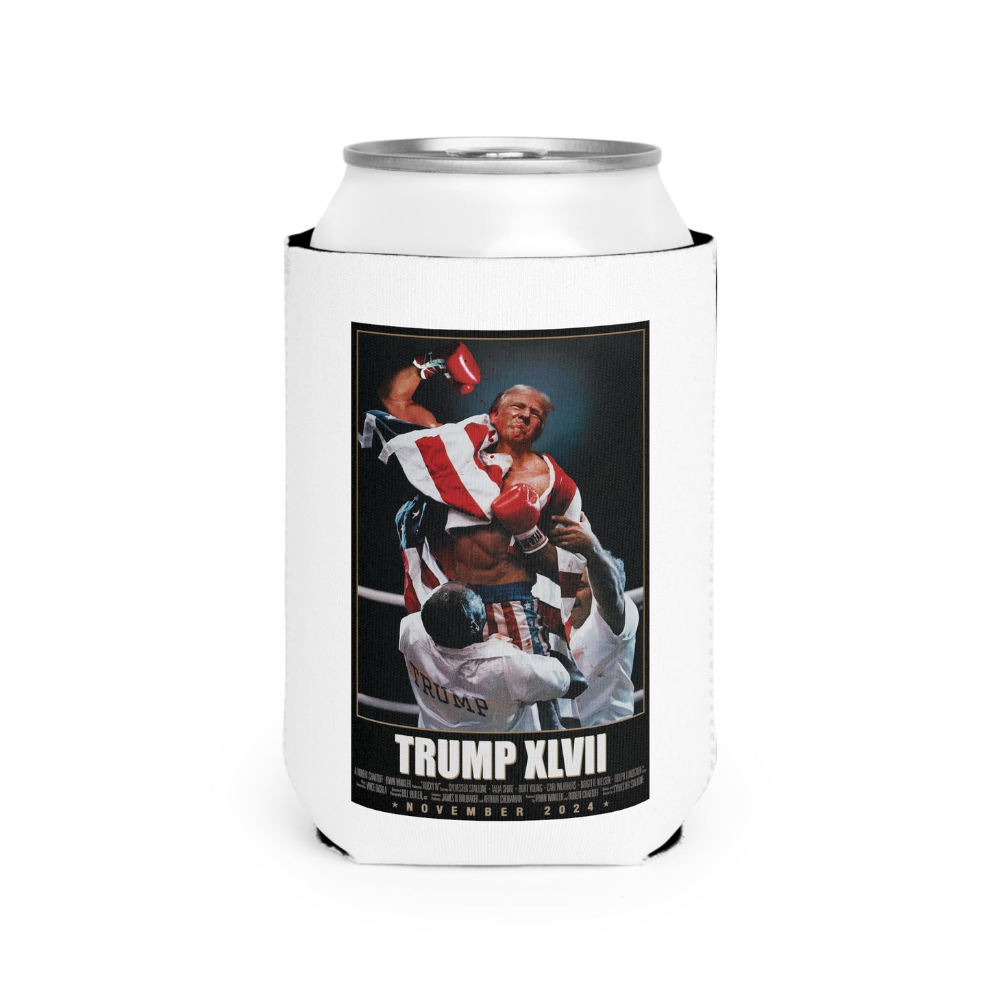 Trump XLVII Fight - Cooler Sleeve - We The People