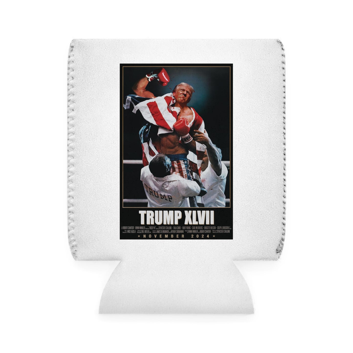 Trump XLVII Fight - Cooler Sleeve - We The People