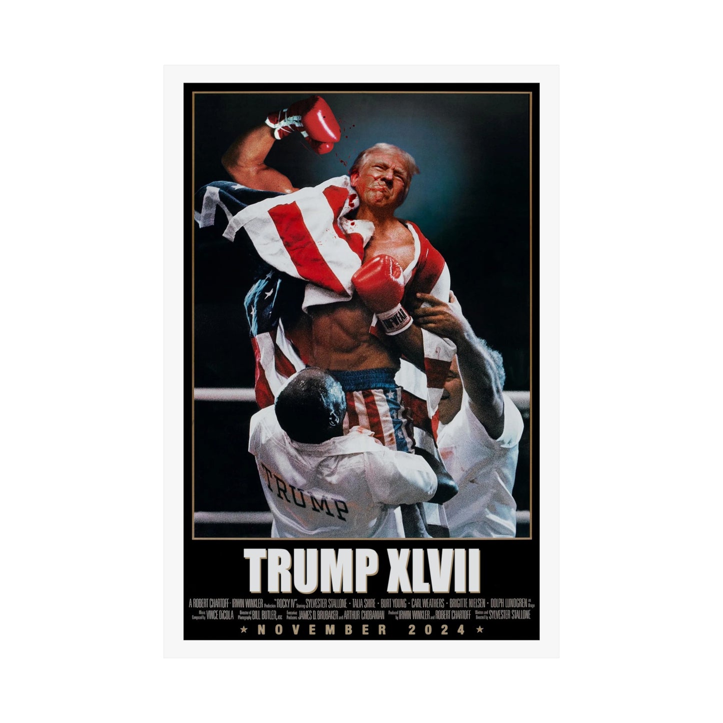 Trump XLVII Fight Poster